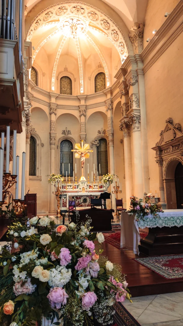 Lecce, Salento, Italy - Basilica di Santa Croce Interior 3